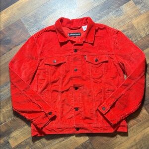 Gosha Rubchinskiy x Levi's Red Corduroy Trucker Jacket - Size L
